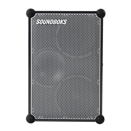 SOUNDBOKS 4 Bluetooth Speaker, USB-C, 40h Akku, 126dB, kabellos & tragbar, lautester Party Speaker, Design aus Dänemark, Metallic Gray